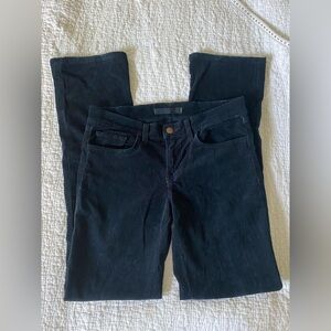 J Brand Black Corduroy Cigarette Leg Pants - Size 27